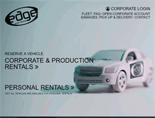 Tablet Screenshot of edgeautorental.com